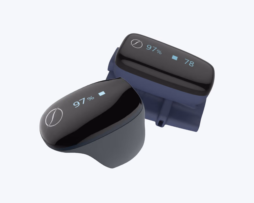 SleepImage's ring and fingertip device.
