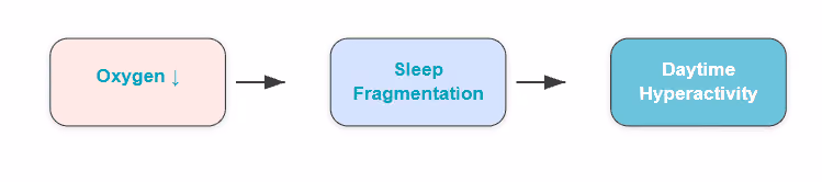 How disrupted breathing at night can lead directly to daytime behavior challenges