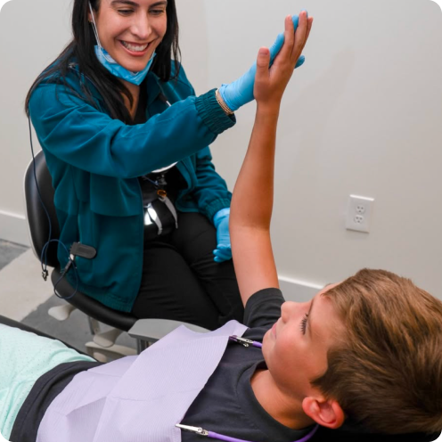 The Airway Dentists doctor working with a patient