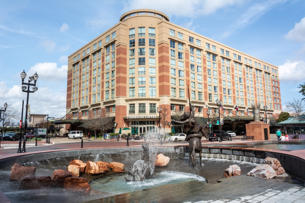 View of Sugar Land Town Square