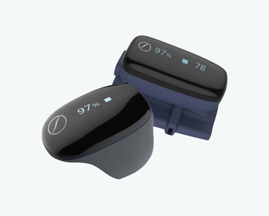 SleepImage's ring and fingertip device. 