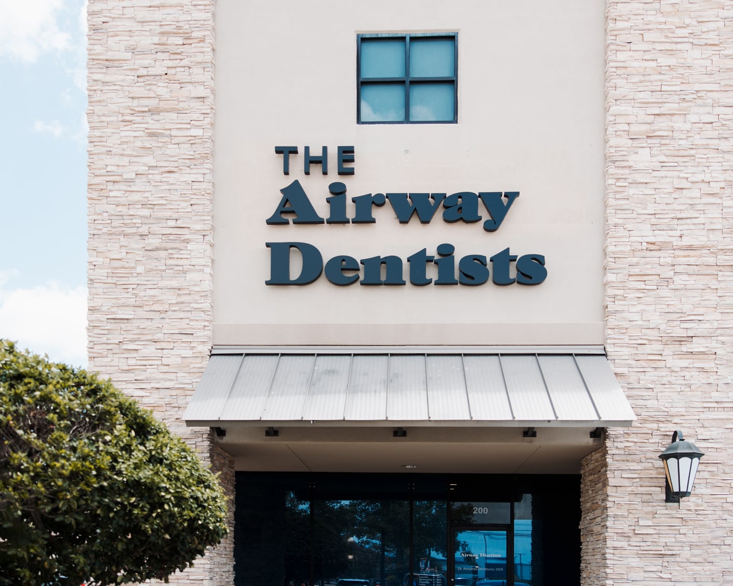 Exterior entrance of The Airway Dentists Cypress office